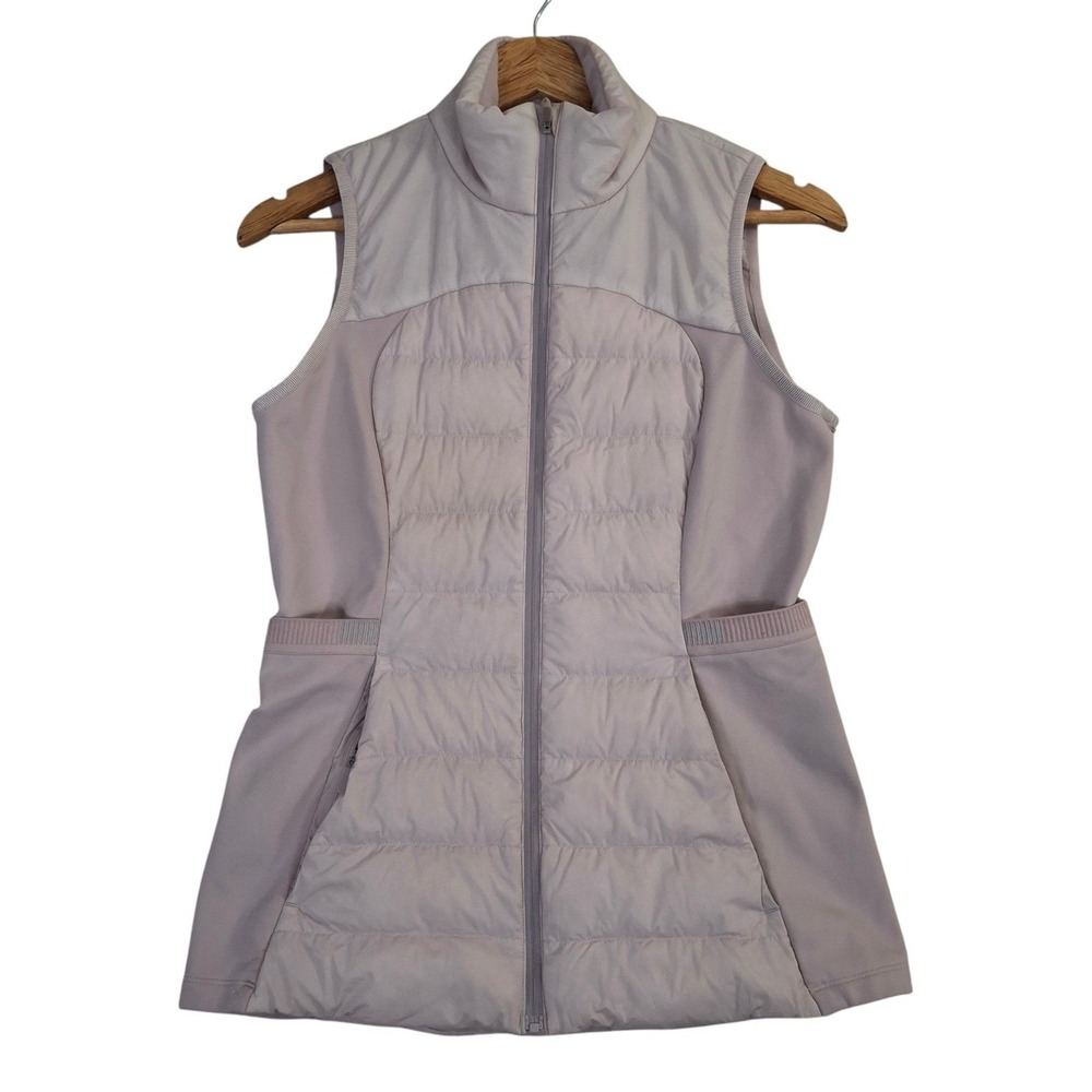 Lululemon Down For It All Vest Size 6 Lilac Running Puffer